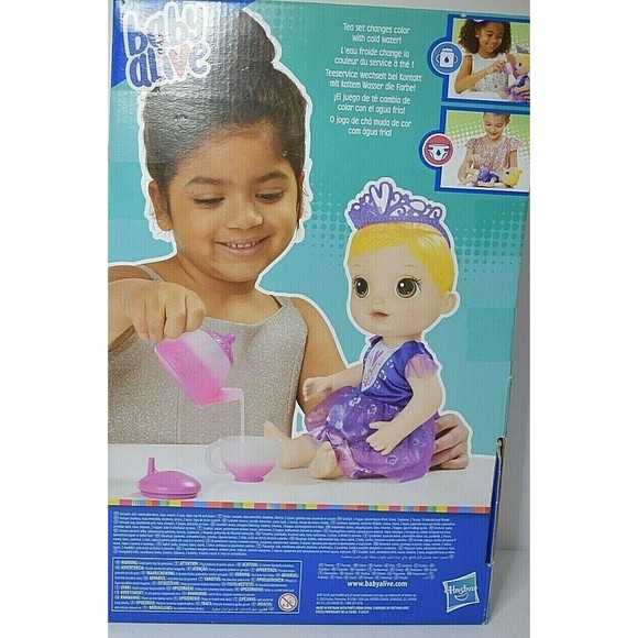 Baby Alive Tea n' Sparkles Blond Doll w/ Tea Set - Picture 6 of 7